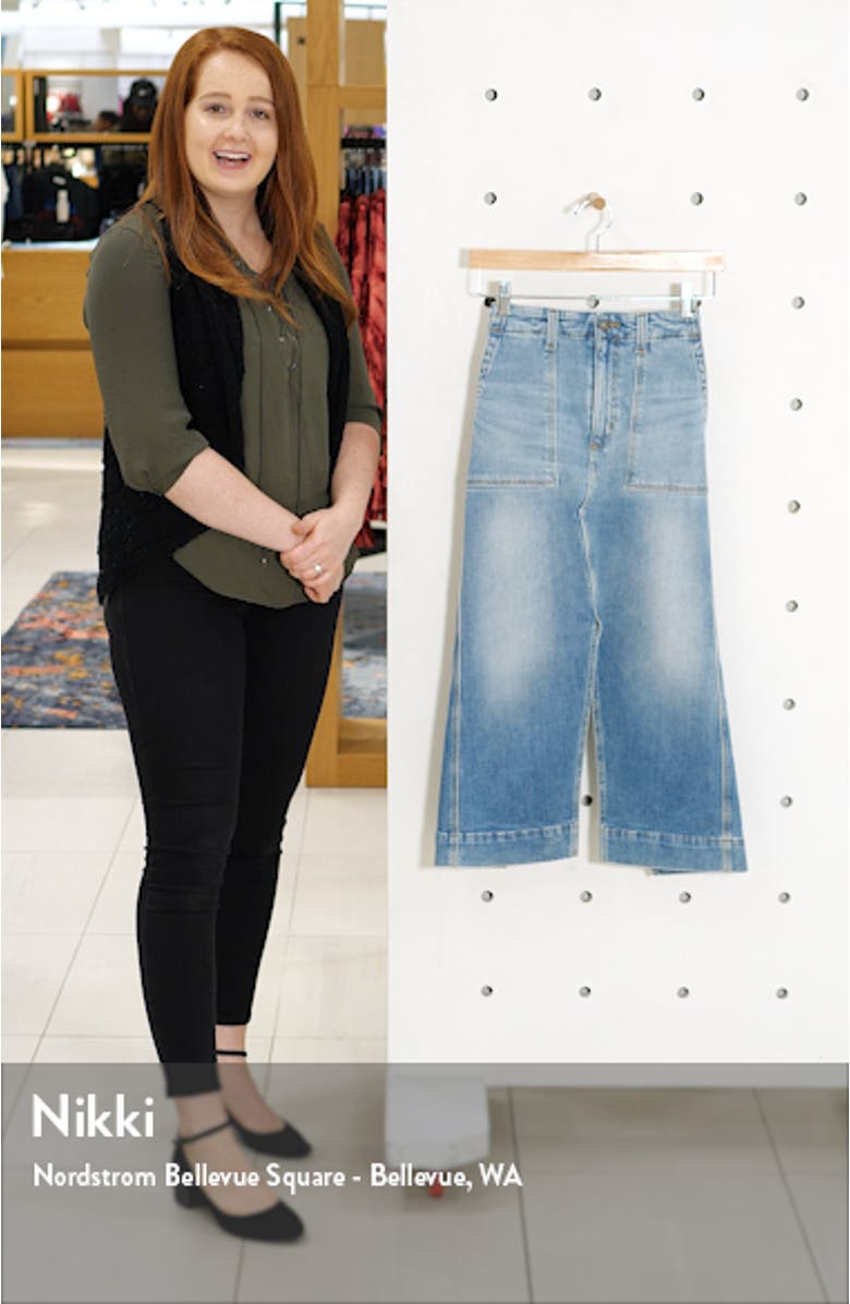 The Lana Denim Midi Skirt, sales video thumbnail