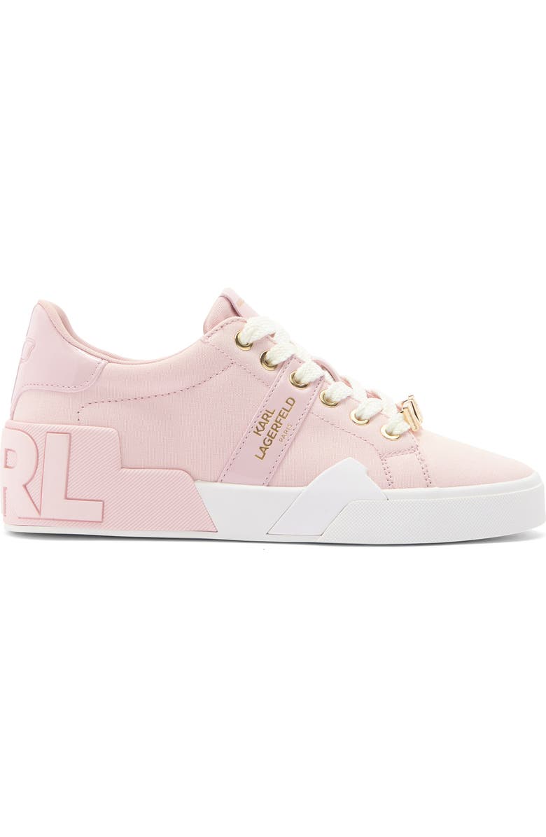 KARL LAGERFELD PARIS Mablyn Low Top Sneaker, Alternate, color, Light Blush