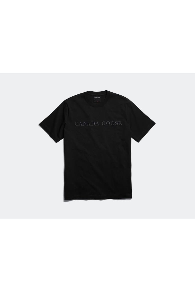 Ocra Embroidered T-Shirt, Alternate, color, Black