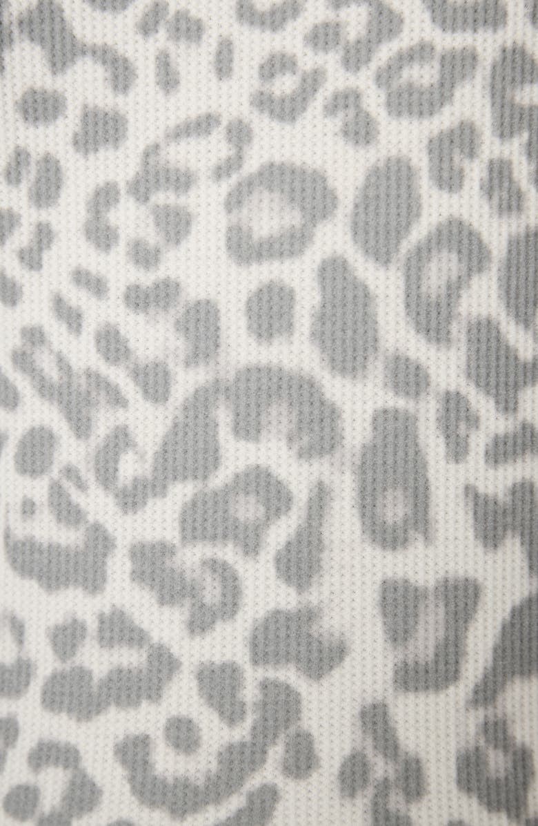 PJ Salvage Print Waffle Knit Short Pajamas, Alternate, color, Natural