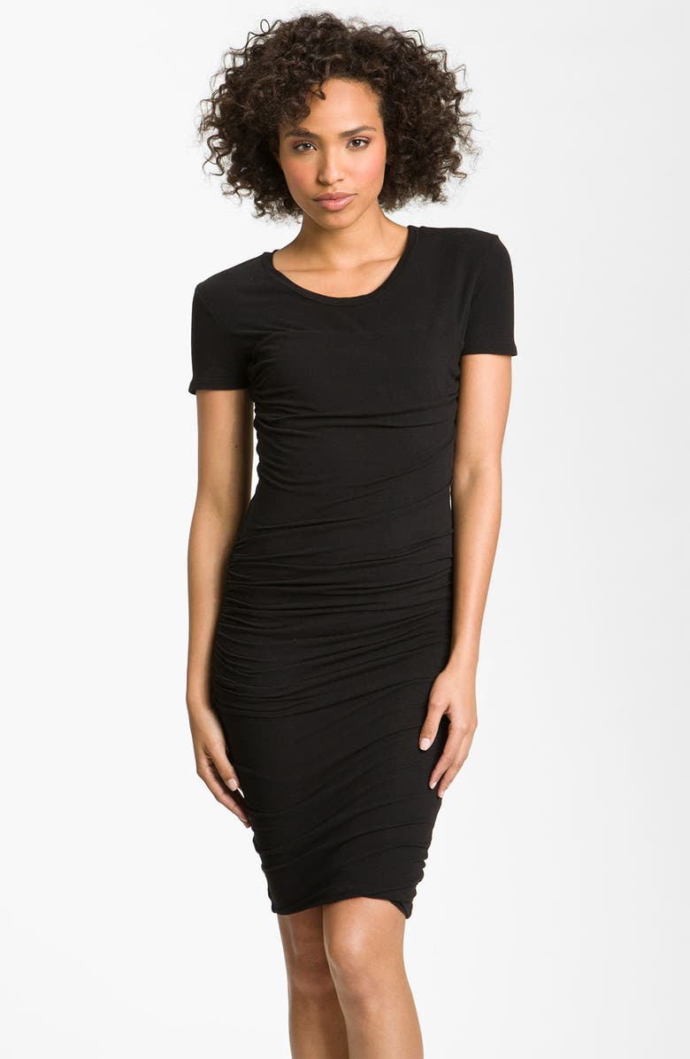 James Perse Ruched T-Shirt Dress, Main, color, 
