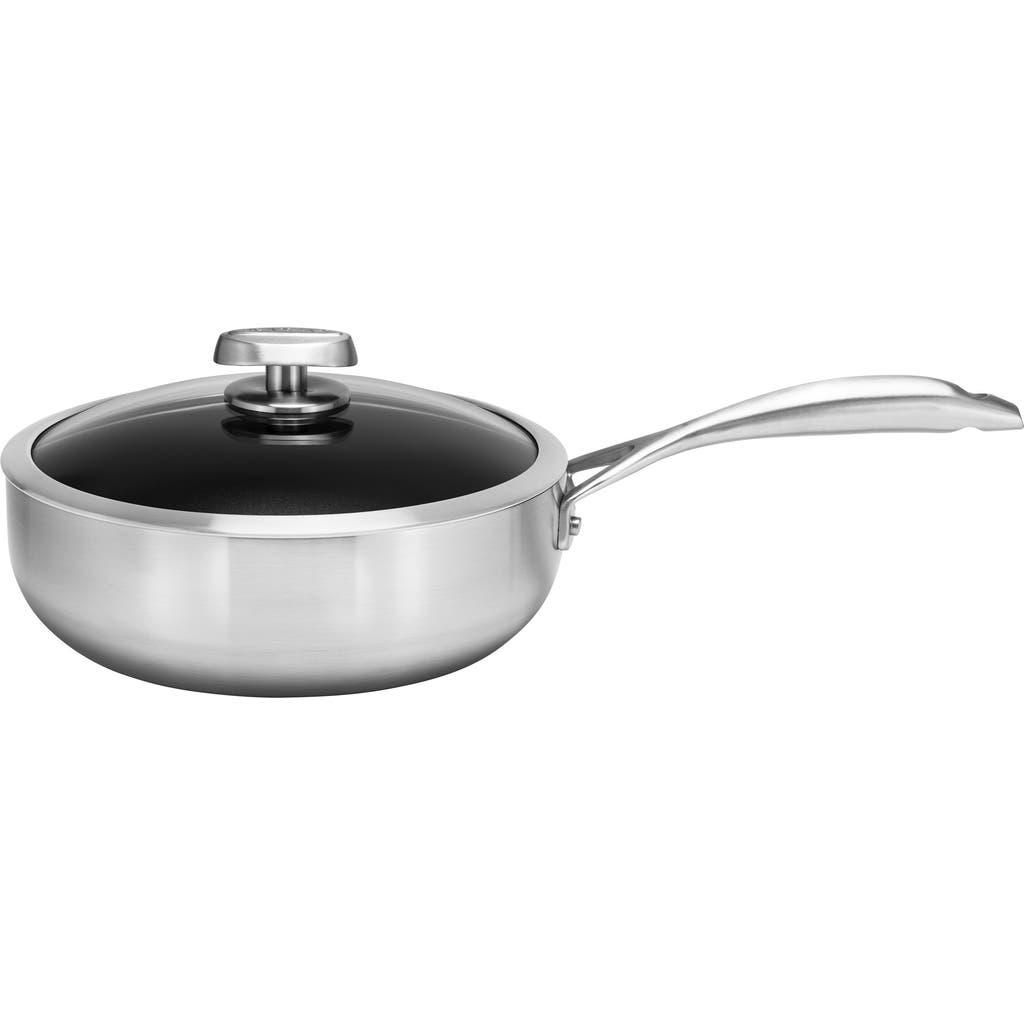 Scanpan Cs+ 4-quart Nonstick Sauté Pan With Lid In Silver