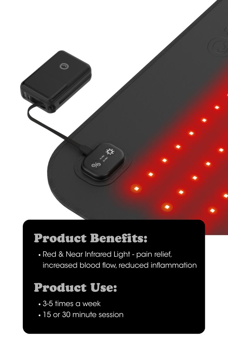 fringe Full Body Red Light Mat, Alternate, color, 