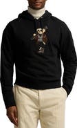 Ralph Lauren Purple Label Felpa Bear Appliqué Cotton & Cashmere Hoodie