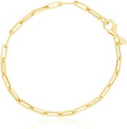The Lovery Fine Jewelry Large Paperclip Bracelet
