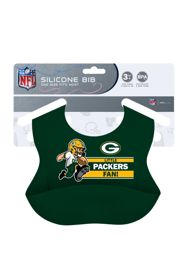 Green Bay Packers - NFL Silicone Bib, Alternate, color, Multicolor
