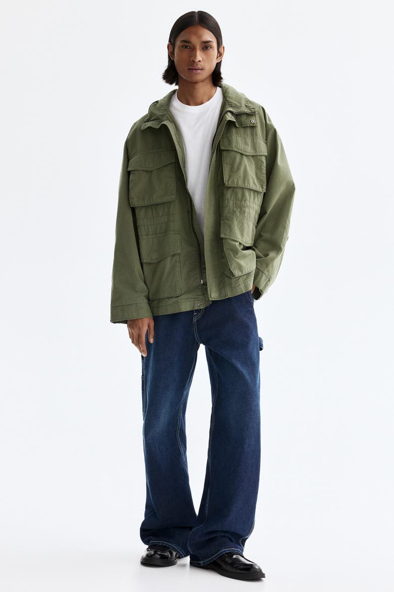 Cargo Jacket, Alternate, color, Khaki green