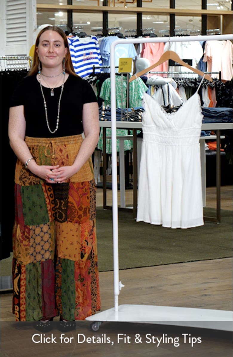 Patterstone Shirred Minidress, sales video thumbnail