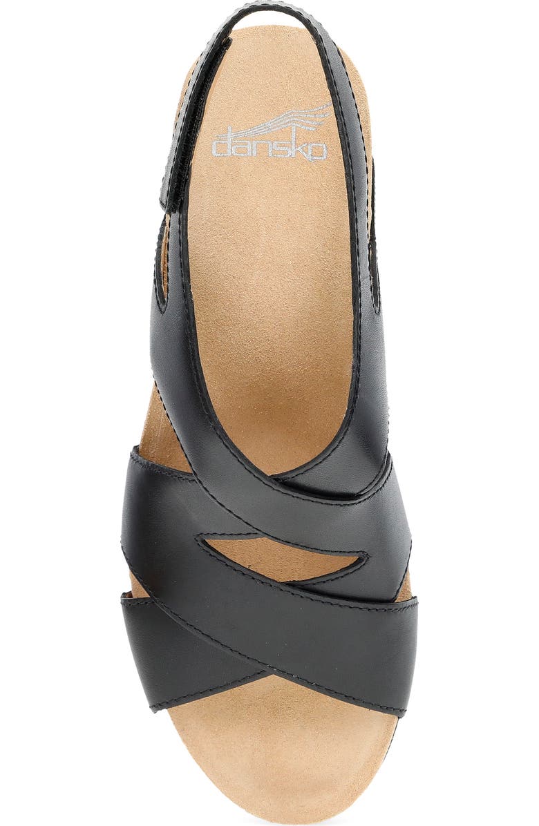Dansko Shyla Slingback Wedge Sandal, Alternate, color,