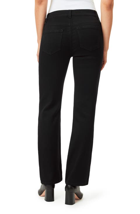 Liquid High Waist Mini Bootcut Jeans