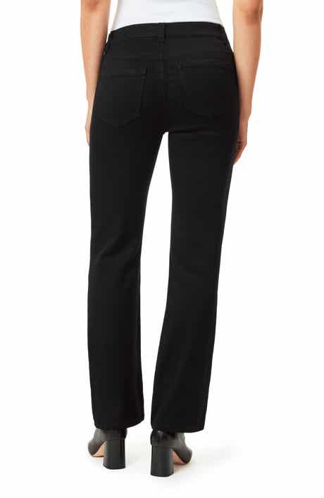 Liquid High Waist Mini Bootcut Jeans