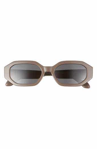 DIFF Allegra 53mm Polarized Rectangular Sunglasses