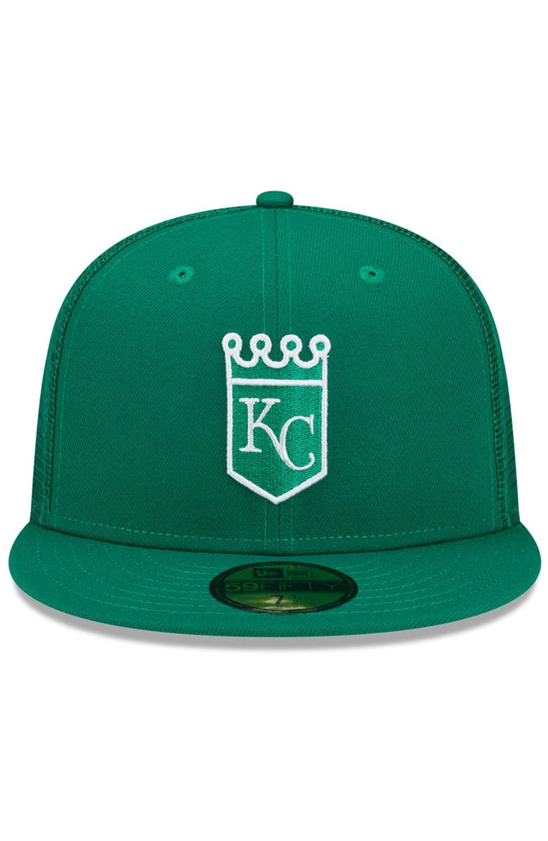New Era Men's New Era Green Kansas City Royals 2022 St. Patrick's Day 59FIFTY Fitted Hat, Alternate, color, 