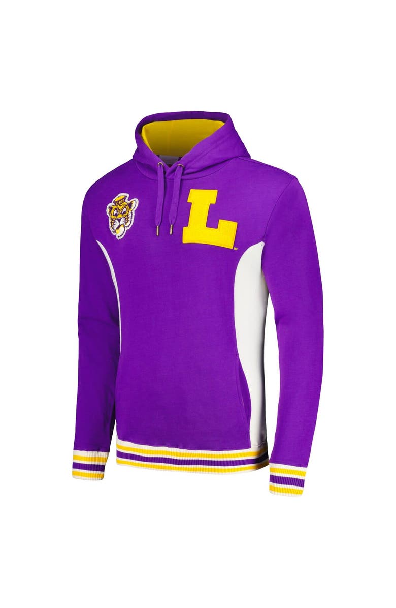Mitchell & Ness Men's Mitchell & Ness Purple LSU Tigers Team Legacy French Terry Pullover Hoodie, Alternate, color, 