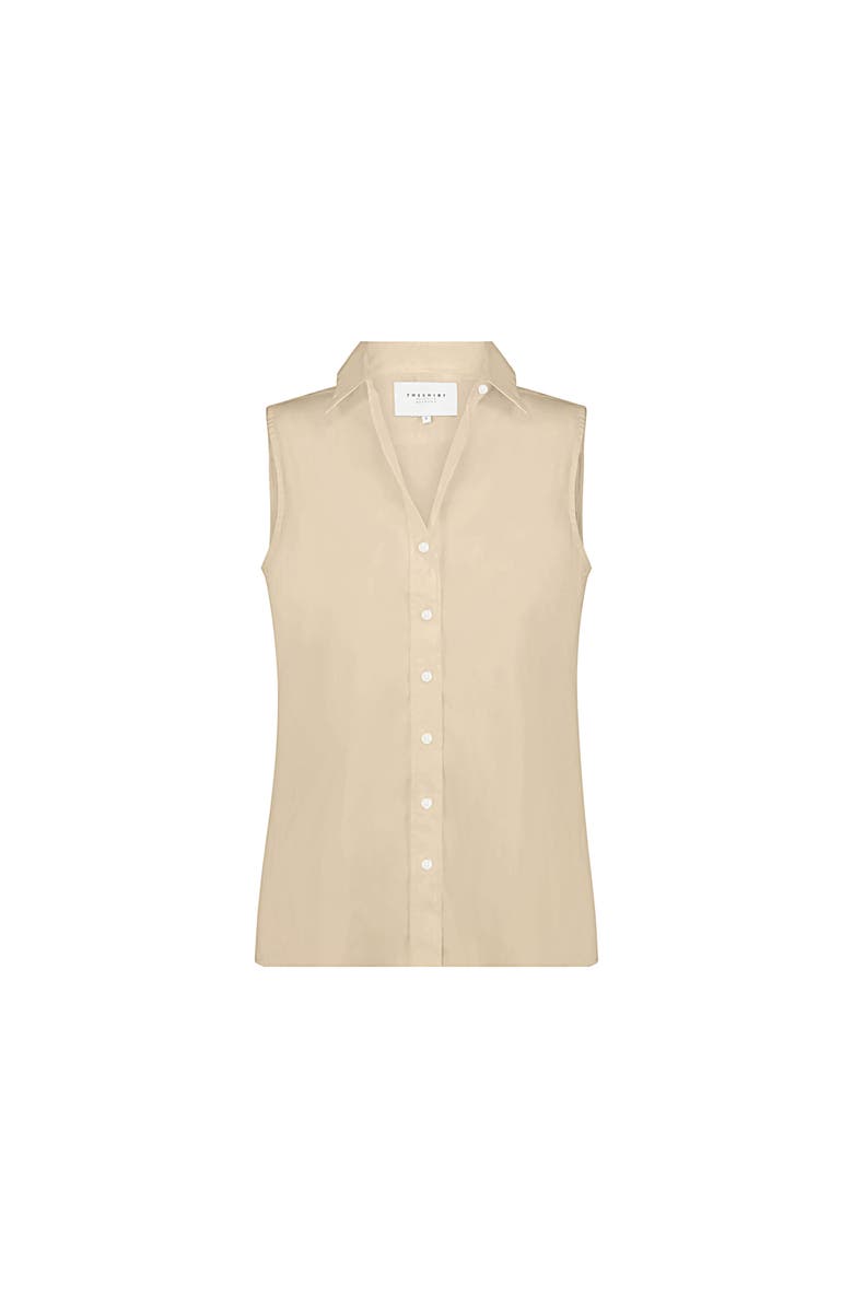 The Shirt by Rochelle Behrens The Sleeveless Shirt, Alternate, color, Taupe
