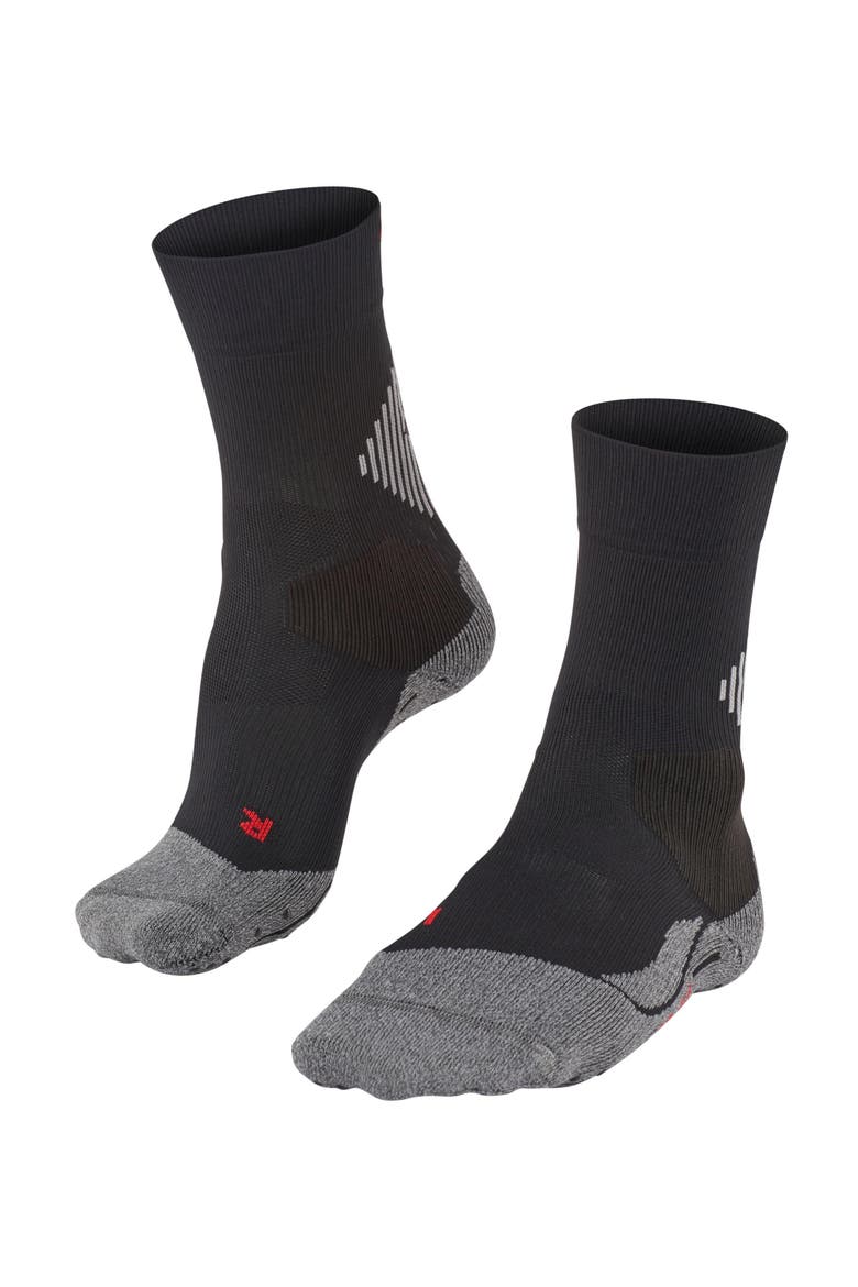 4 Grip Stabilizing Athletic Socks, Main, color, Black