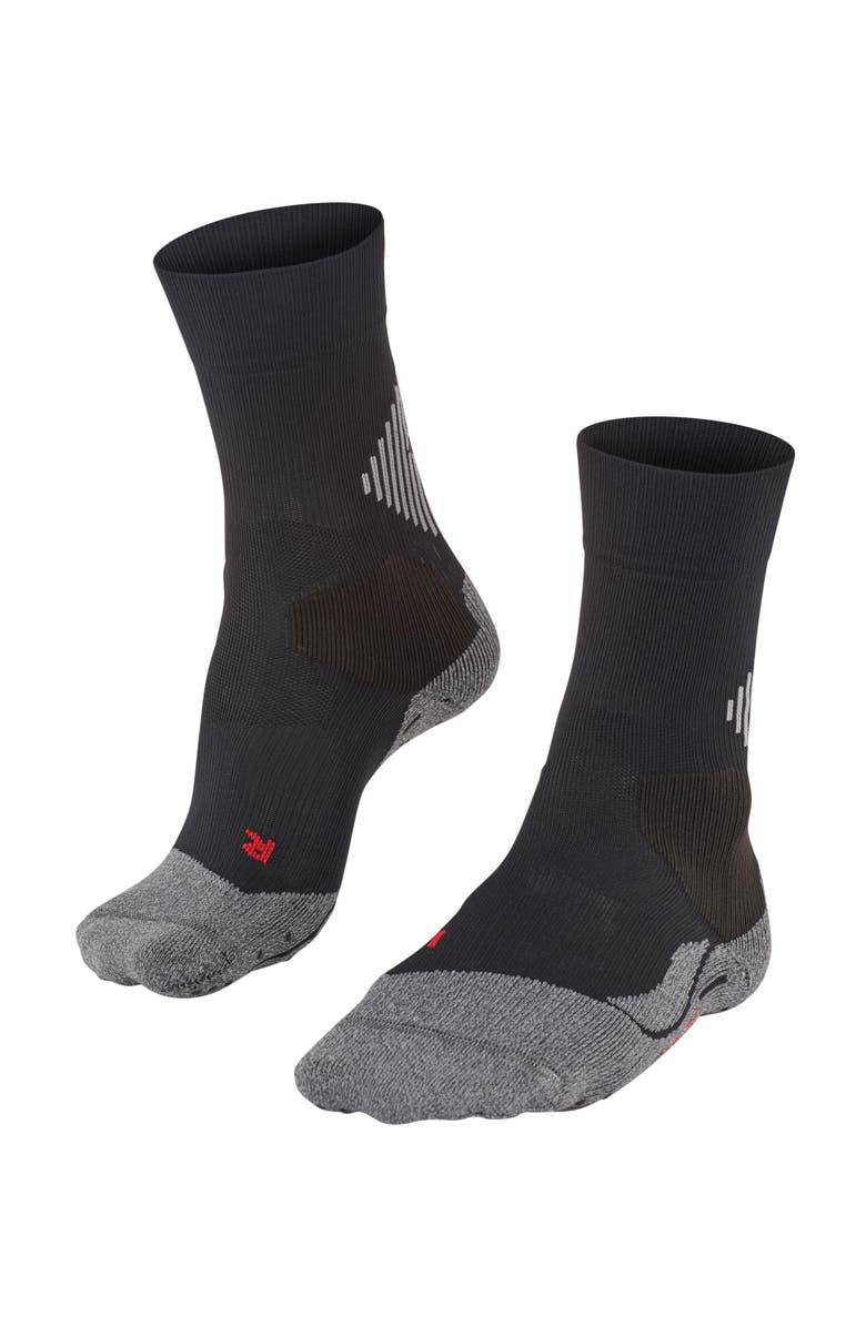 Falke 4 Grip Stabilizing Athletic Socks, Main, color, Black