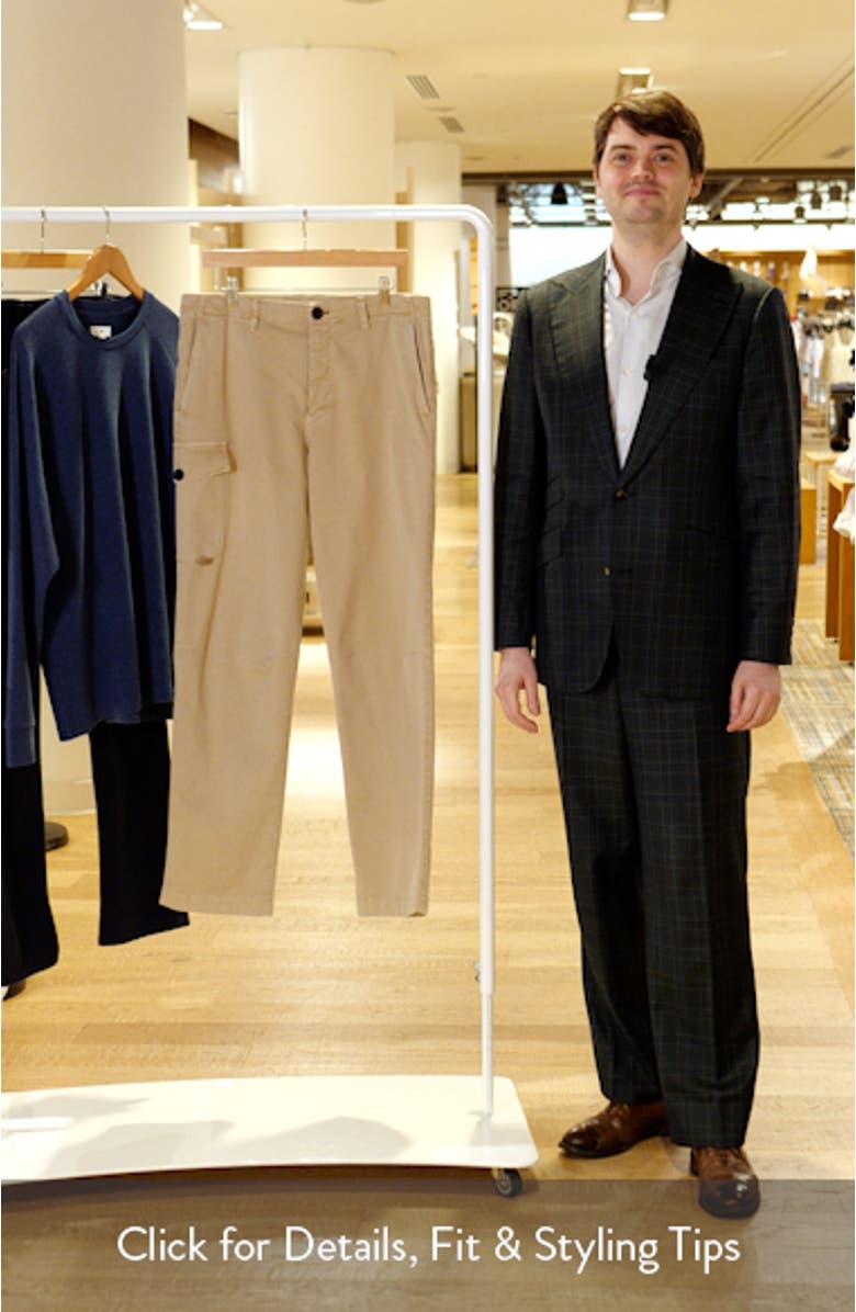 Stretch Organic Cotton Cargo Pants, sales video thumbnail