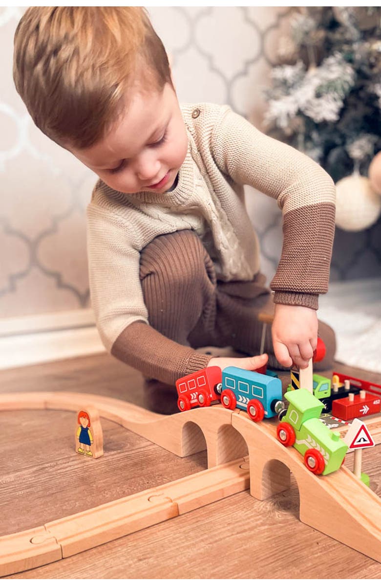 Bigjigs Rail Figure of Eight Train Set, Alternate, color, Multicoloured