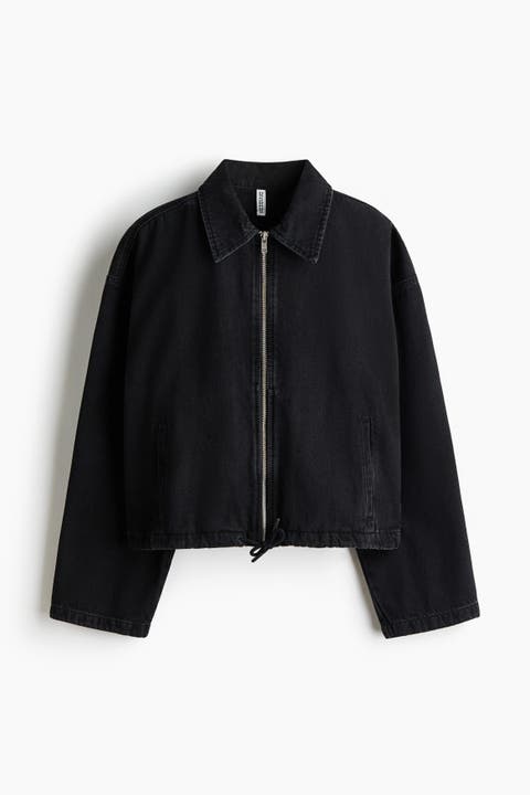 Collared Denim Jacket