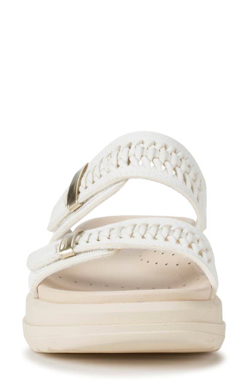 Baretraps Women's Origins Haliah Slide Slip-on Sandals In White Leather
