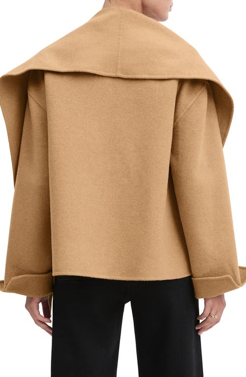 Favorite Daughter The Jamie Wool Blend Scarf Coat In Neutral
