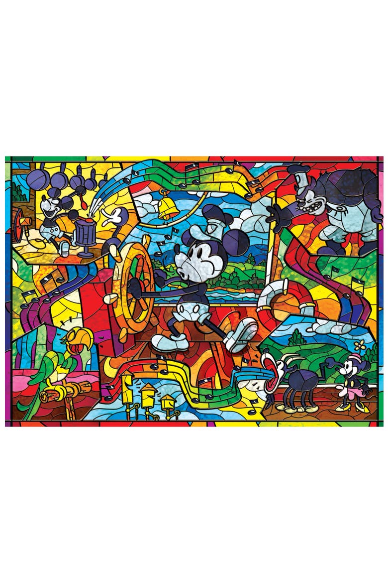 Steamboat Willie 500 Piece Jigsaw Puzzle, Alternate, color, Multicolor