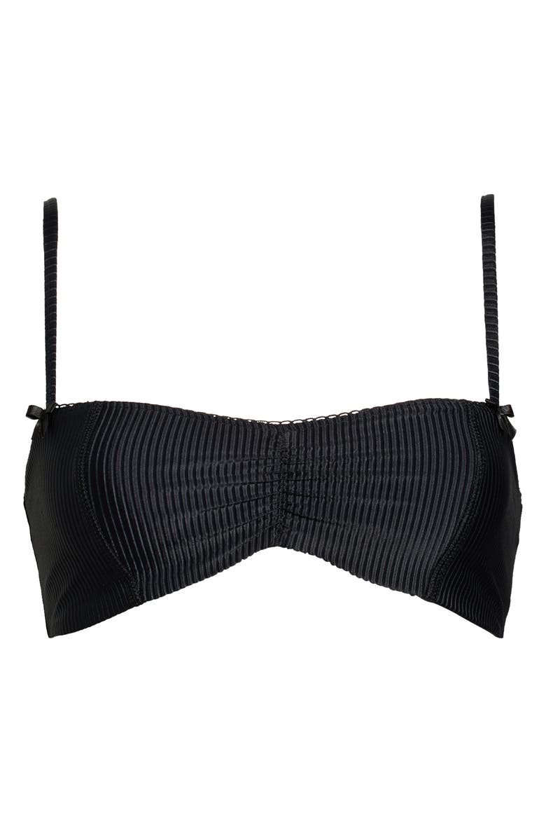 Frankies Bikinis Cleo Ribbed Bikini Top, Alternate, color,