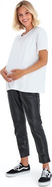 Accouchée Anytime Anywhere Side Zip Maternity/Nursing T-Shirt