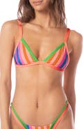 Maaji Rewind Reversible Triangle Bikini Top