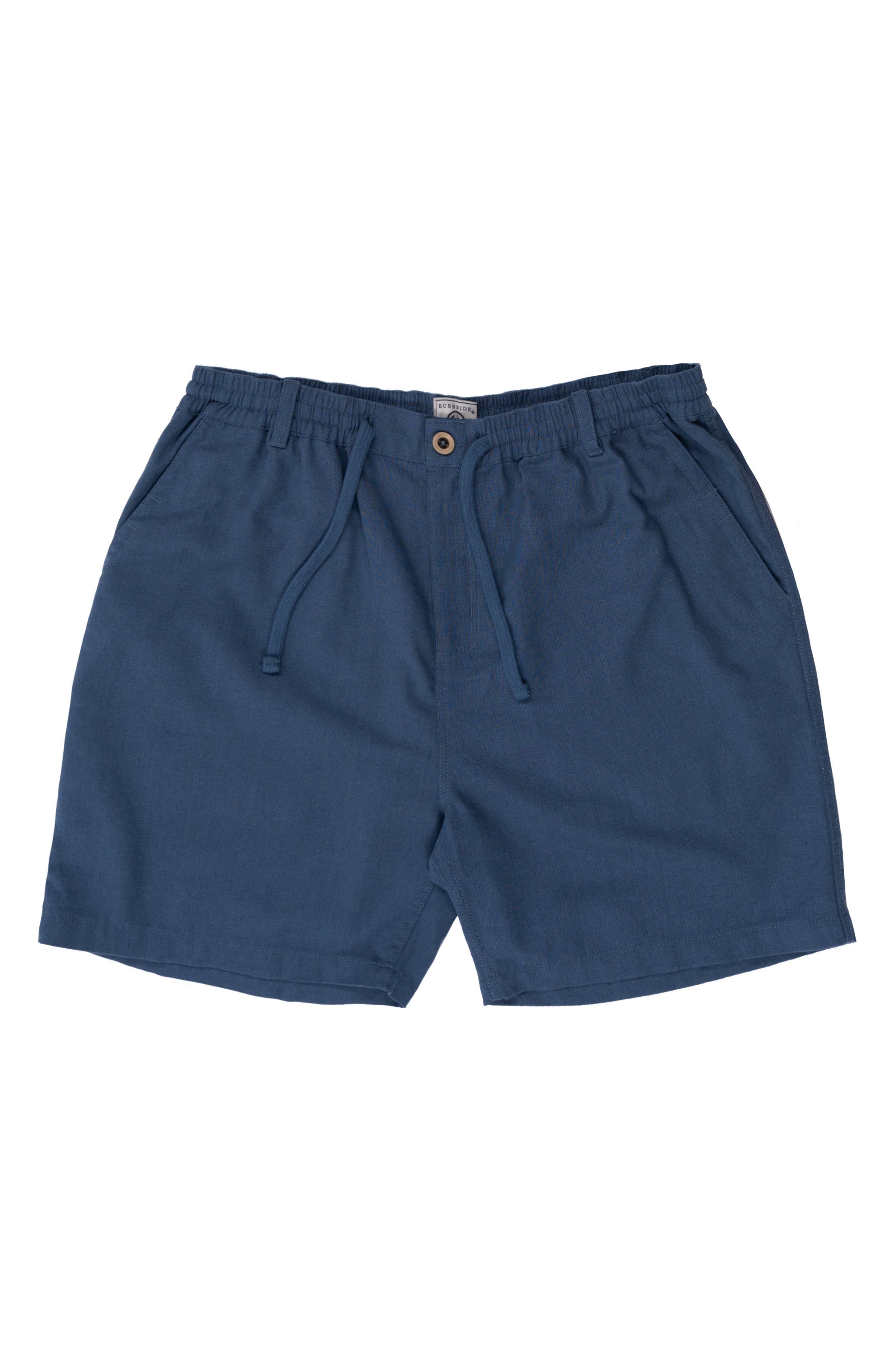 Linen & Cotton Blend Shorts