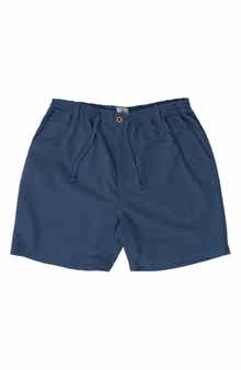 Linen & Cotton Blend Shorts