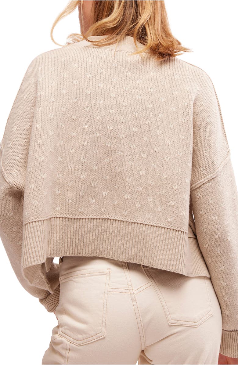 Free People Easy Street Oversize Crop Sweater, Alternate, color, 