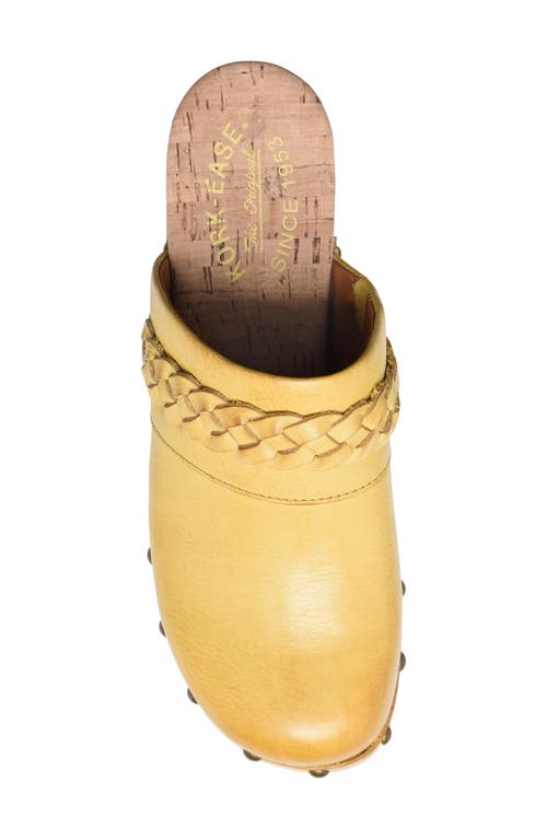 Kork-ease Tilly Clog In Yellow