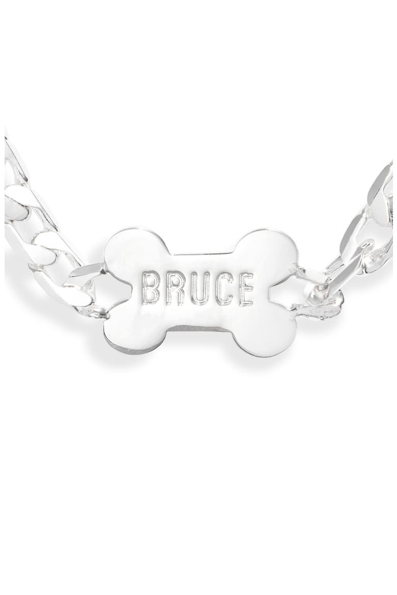 Birds of Prey Billie Valentine Harley's Bruce Curb Chain Choker Necklace, Alternate, color, SILVER