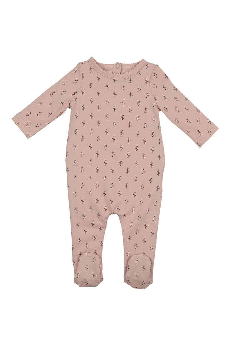 Print Footie, Main, color, DUSTY MAUVE