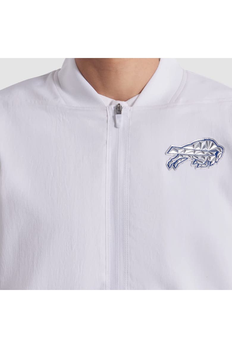 Men's Nike White Buffalo Bills 2025 Rivalries Collection Sideline Full-Zip Bomber Jacket, Alternate, color, White