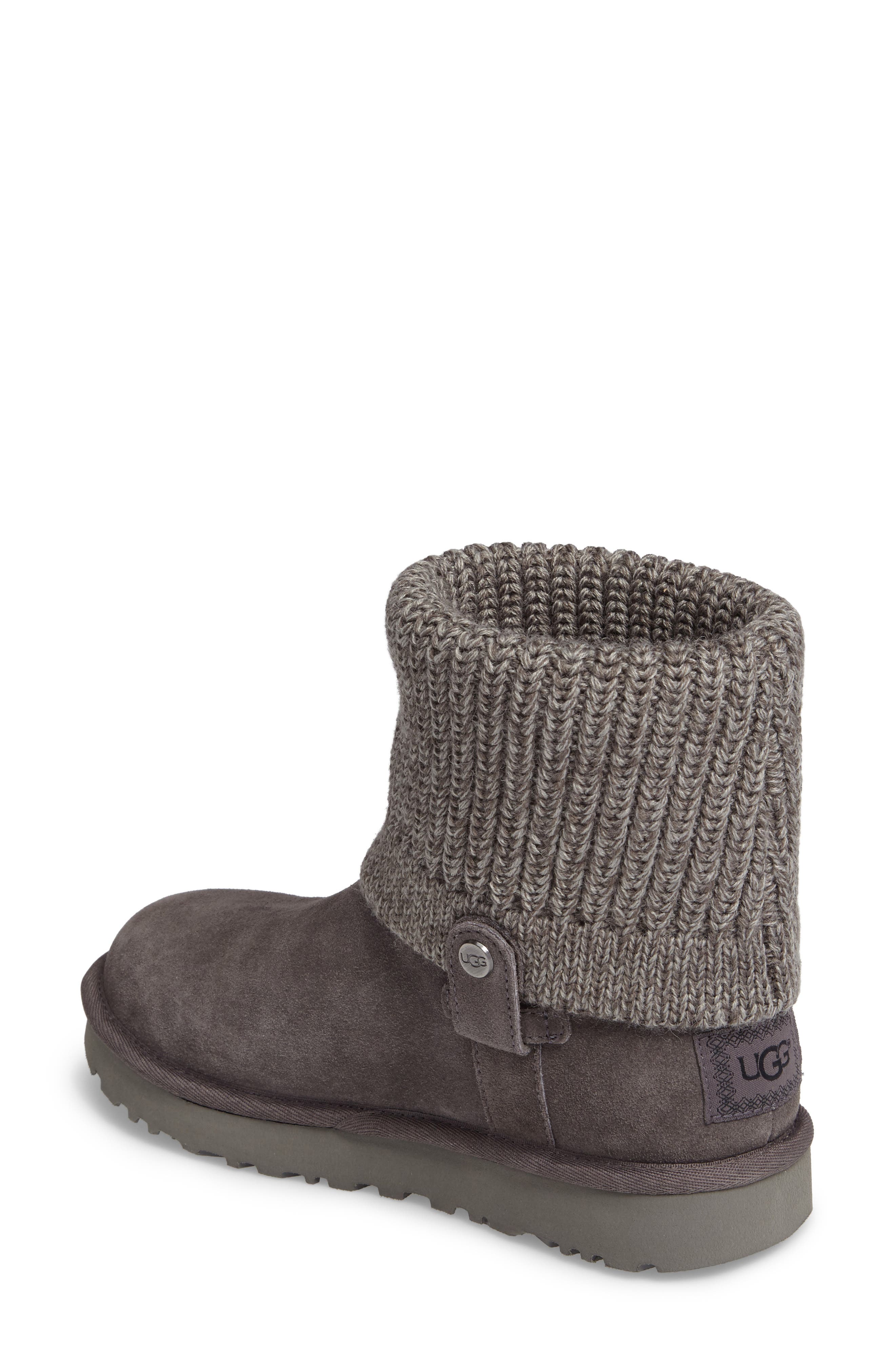 UGG<sup>®</sup> Saela Rib-Knit Cuff Boot, Alternate, color, 
