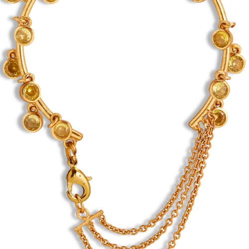 Dhwani Bansal Kandi Mini Bracelet In Gold Plated