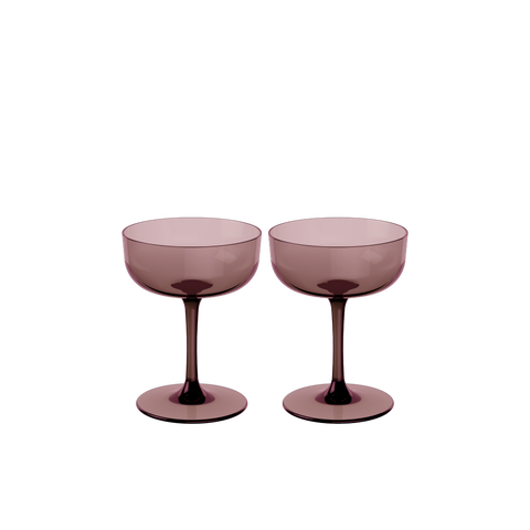 Like Grape Champagne / Dessert Bowl Pair