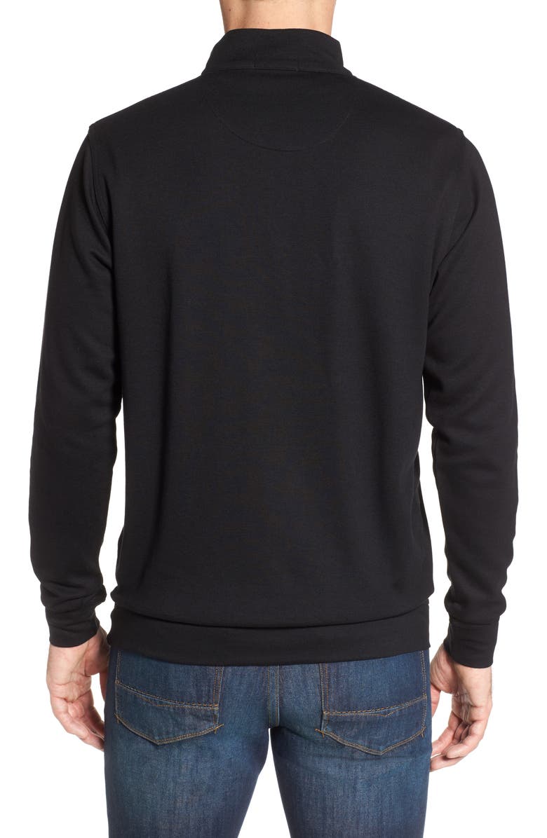 Peter Millar Crown Comfort Jersey Quarter Zip Pullover, Alternate, color, 
