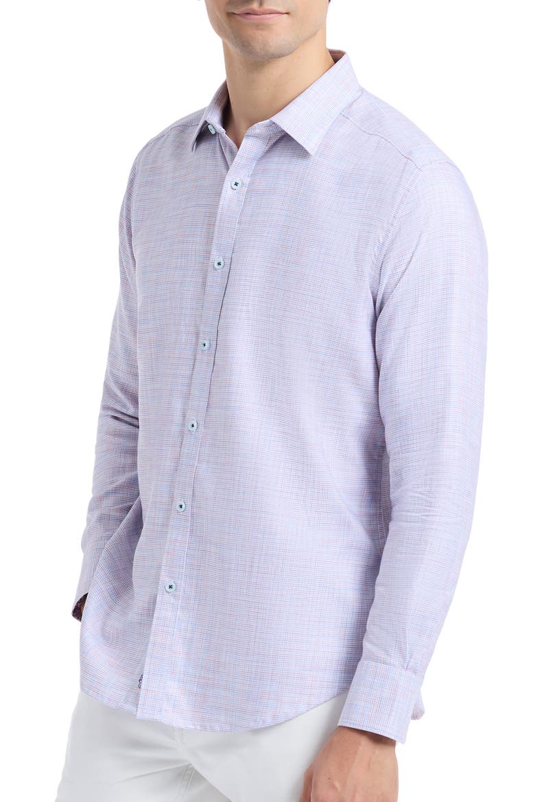 Edison Print Button-Up Shirt, Alternate, color, MULTI