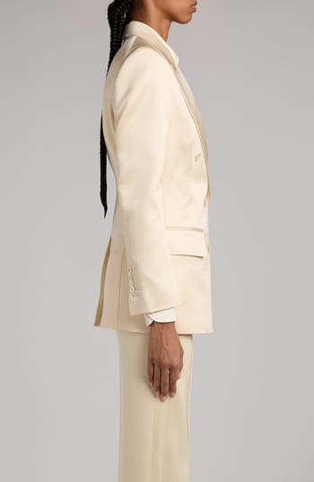 TOM FORD Double Breasted Silk & Wool Twill Blazer | Nordstrom