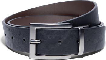 Pebble Grain Faux Leather Belt