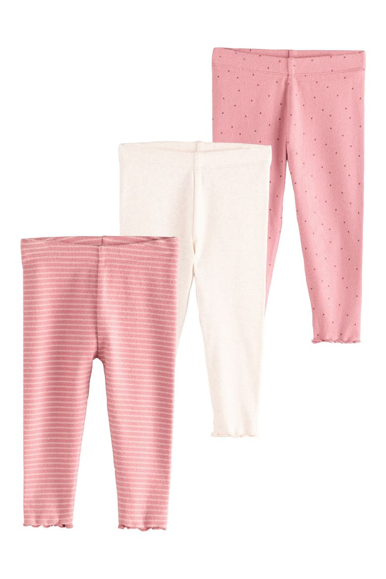 Kids' Assorted 3-Pack Leggings, Main, color, PINK