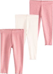 NEXT Kids' Assorted 3-Pack Leggings