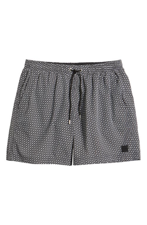 BOSS Ciro Swim Trunks in Black 