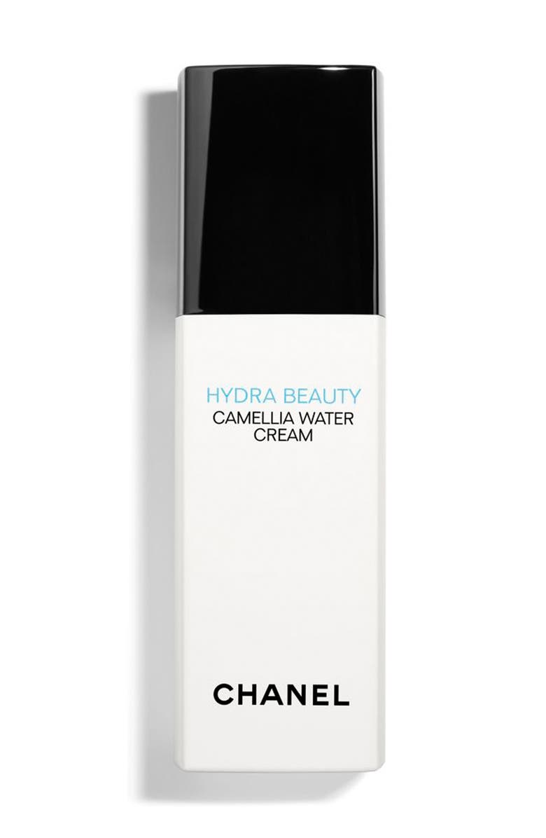 CHANEL HYDRA BEAUTY CAMELLIA WATER CREAM Illuminating Hydrating Fluid, Main, color, 