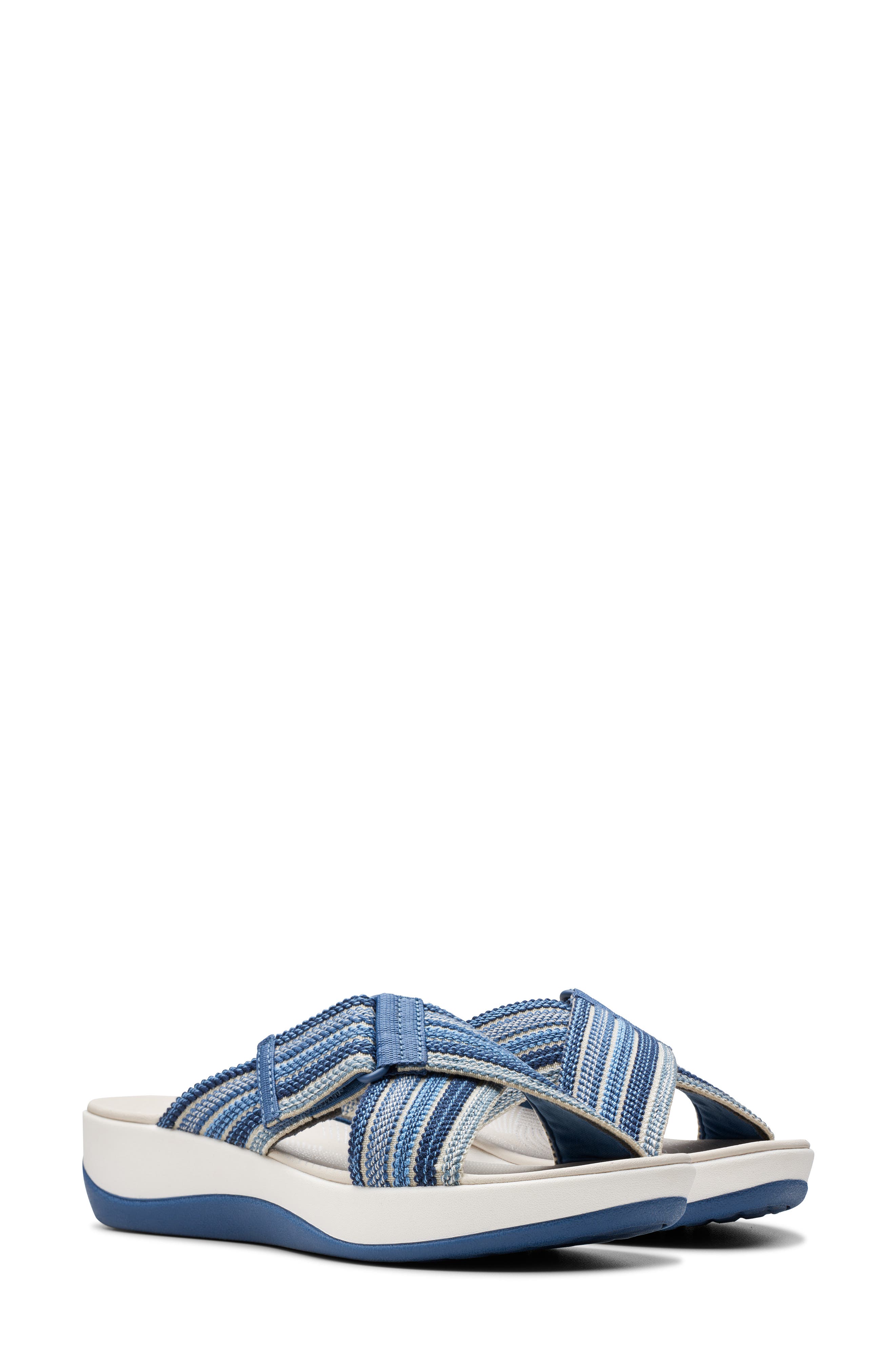 Clarks<sup>®</sup> Arla Wave Sandal, Alternate, color, Blue Multi