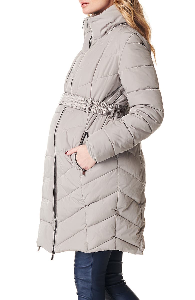 Noppies Lara Quilted Maternity Coat, Alternate, color, 